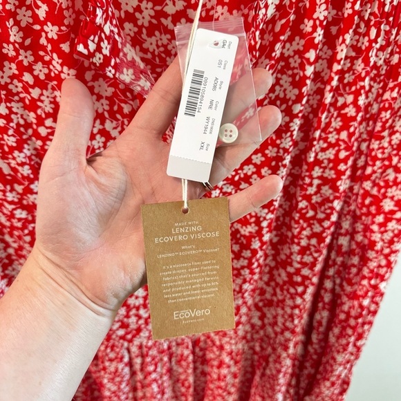 NWT J Crew Shirtdress in Tossed Bouquet Floral Print Midi Length XXL - Picture 2 of 8